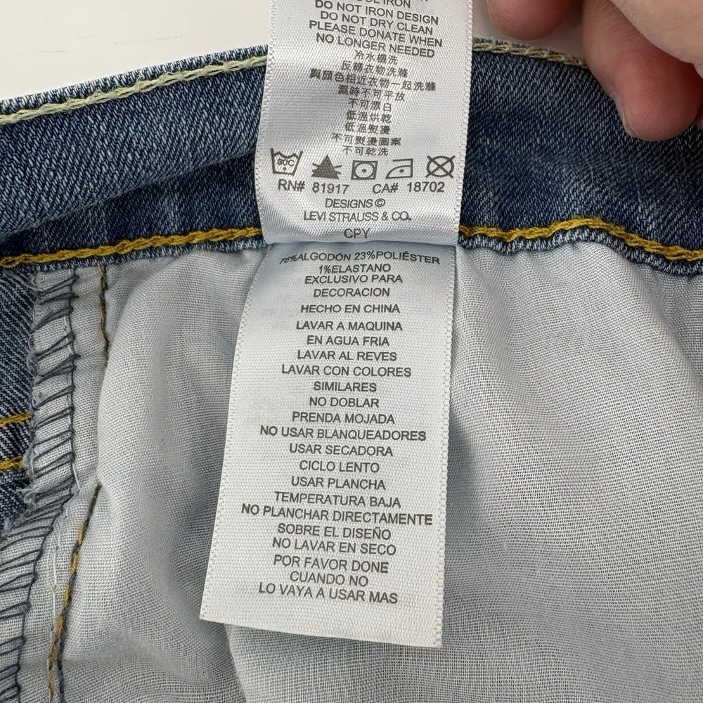 Levi's 511 Jeans Boys 20 Regular 31x30‎ Slim Fit Denim
